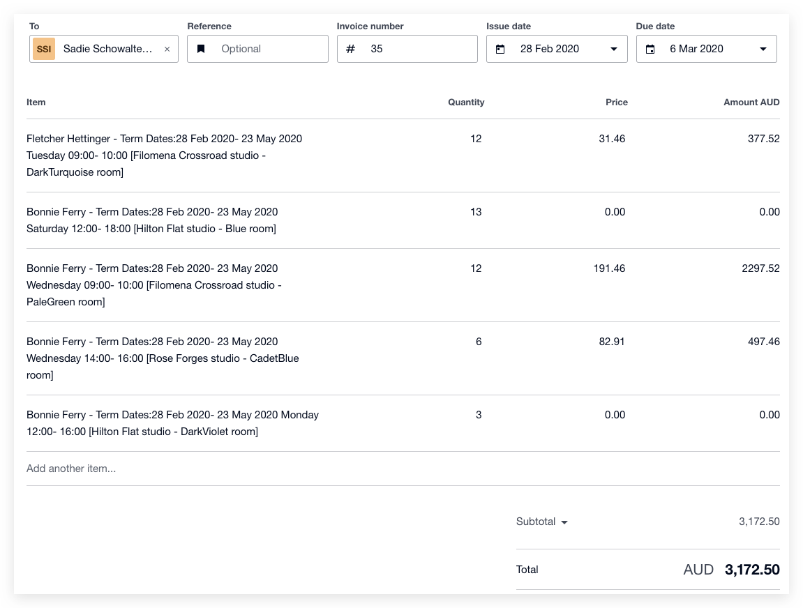 How to manually export invoices to Xero